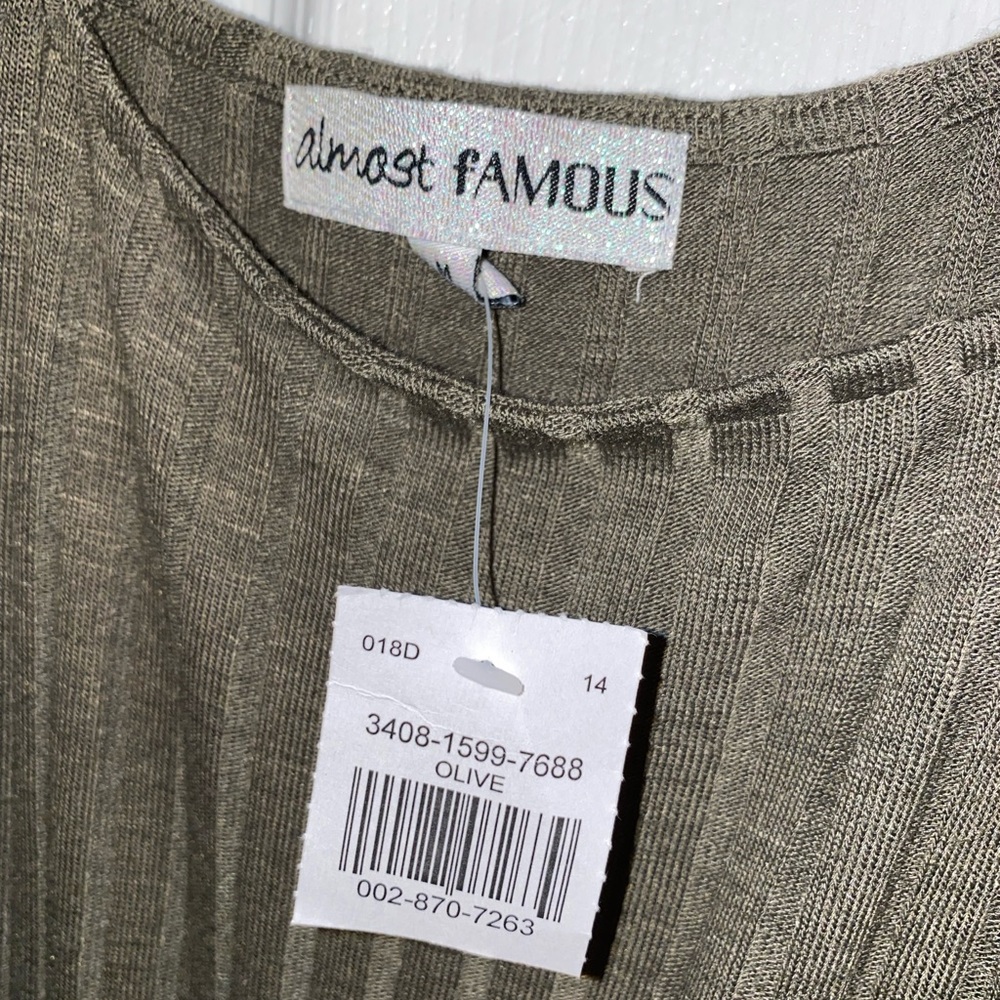 Almost Famous Olive Jumpsuit - Picture 3 of 5